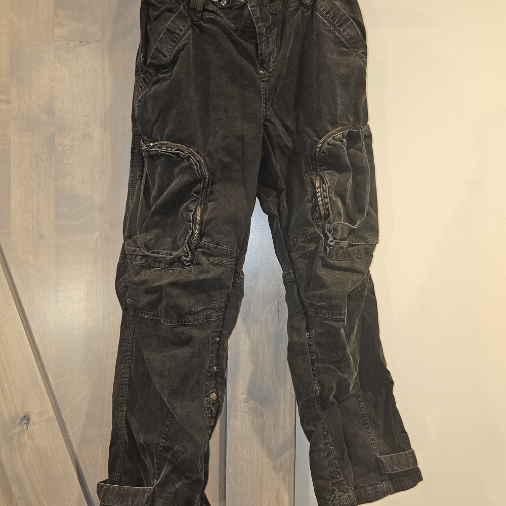 We The Free Charcoal Cargo Pants